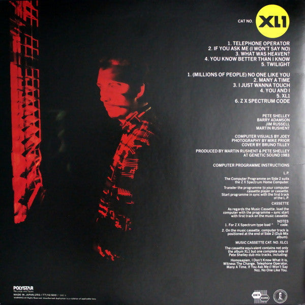 Master Release: XL·1 by Pete Shelley