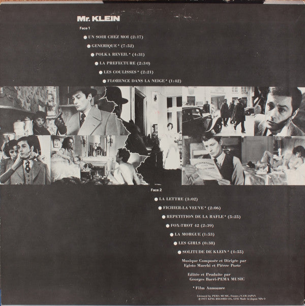 Release: Mr.  Klein (Bande Sonore Originale Du Film)-Vinyl-Japan-1977-FML-77-9357420
