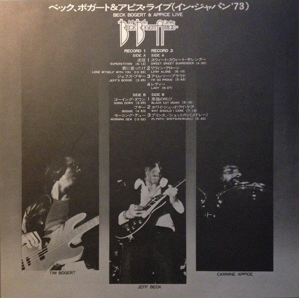 Beck, Bogert & Appice Live
