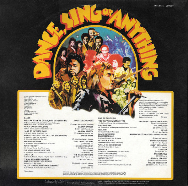 Master Release: Dance, Sing Or Anything by Various