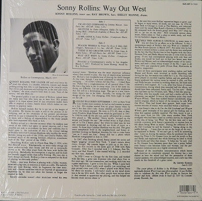 Release: Way Out West-Vinyl-US-2009-OJC-337, S-7530, S7530, C-7530-5510534