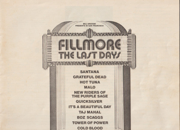 Fillmore - The Last Days