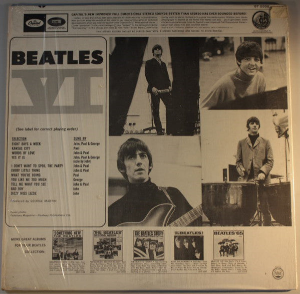 Release: Beatles VI-Vinyl-US-1965-ST 2358, ST-2358-2882482