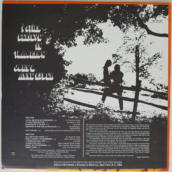 Release: I Still Believe In Tomorrow-Vinyl-US-1969-DL 75167, DL75167-2375173