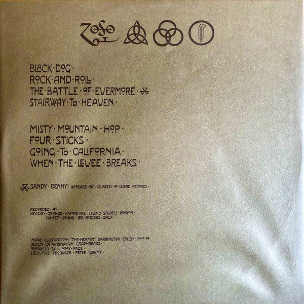 Led Zeppelin IV = レッド・ツェッペリン IV