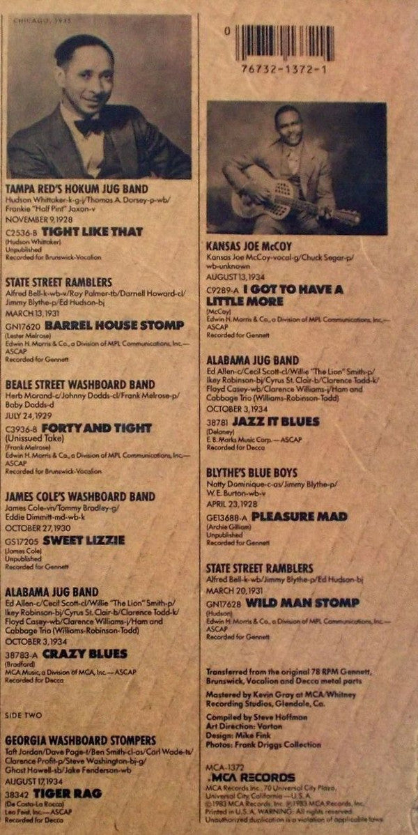 Jazzy Jugs And Washboards