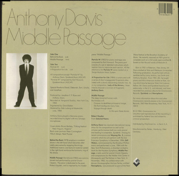 Release: Middle Passage-Vinyl-Germany-1984-GR 8401-3404973