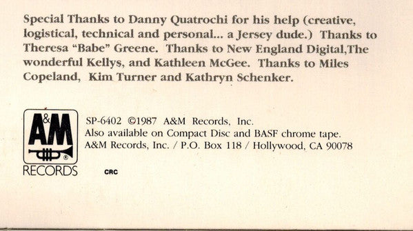 Release: ...Nothing Like The Sun-Vinyl-US-1987-SP-6402-6877147