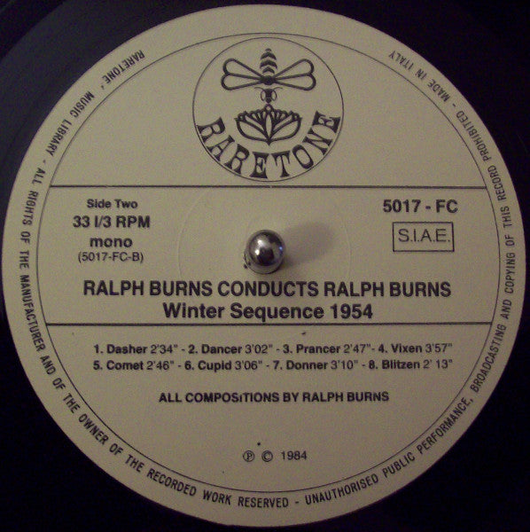 Ralph Burns Conducts Ralph Burns (Free Forms & Winter Sequence 1951 - 1954)