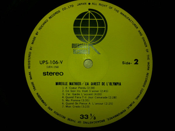 En Direct De L'Olympia