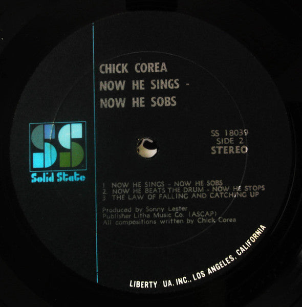 Now He Sings, Now He Sobs