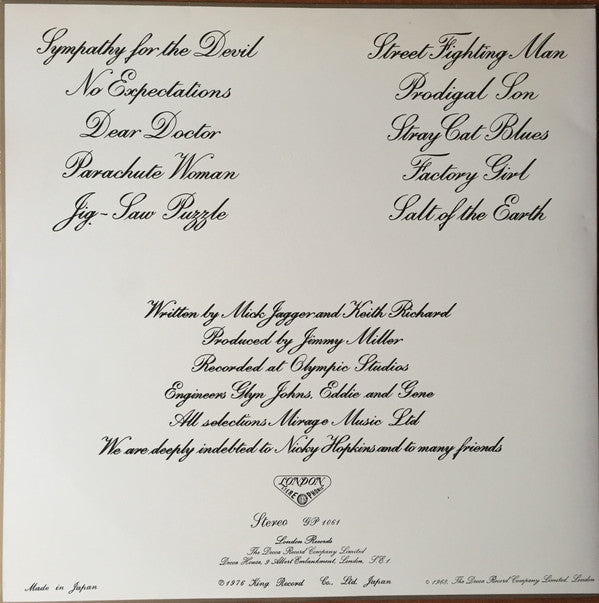 Beggars Banquet