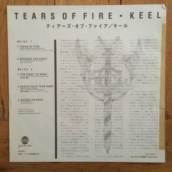 Tears Of Fire