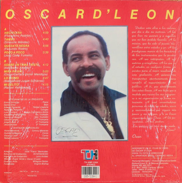 Master Release: Con Cariño, Oscar by Oscar D' León