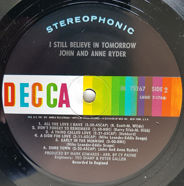 I Still Believe In Tomorrow