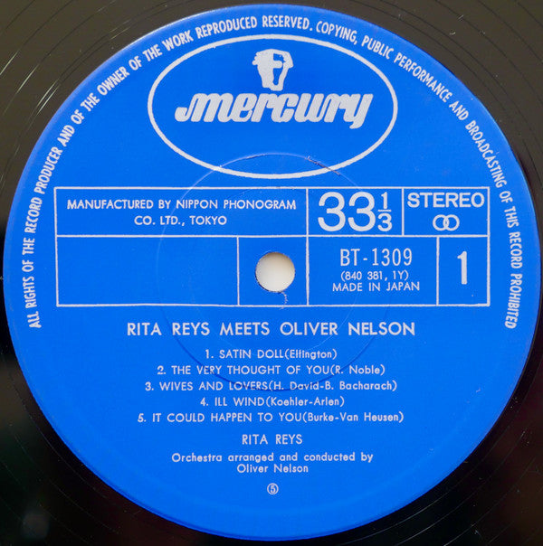 Rita Reys Meets Oliver Nelson