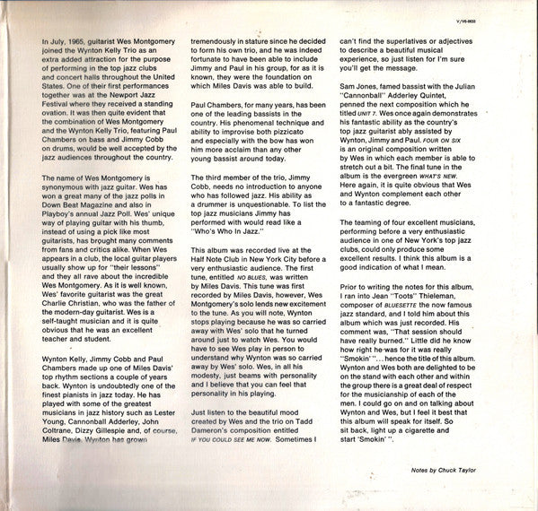 Smokin' At The Half Note