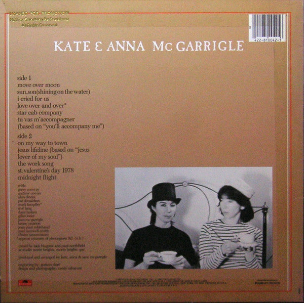 Master Release: Love Over And Over by Kate & Anna McGarrigle