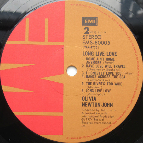 Long Live Love = とこしえの愛