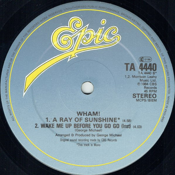 Wake Me Up Before You Go-Go