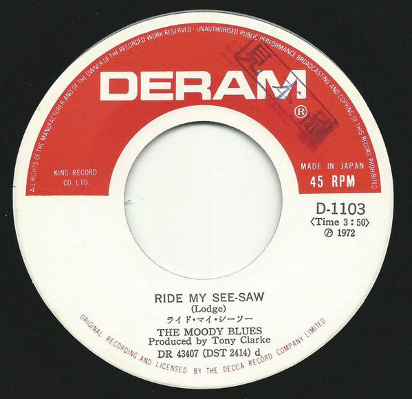 Master Release: Ride My See-Saw by The Moody Blues