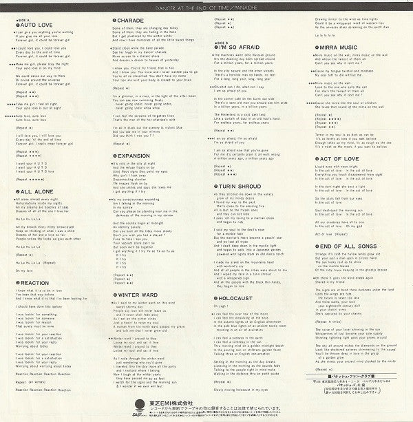 Dancer At The End Of Time