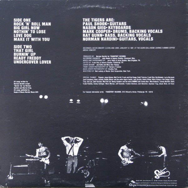 Master Release: Eat'n Alive! by Norman Nardini And The Tigers