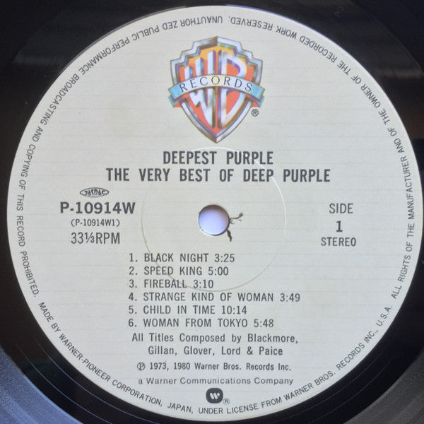 Deepest Purple : The Very Best Of Deep Purple