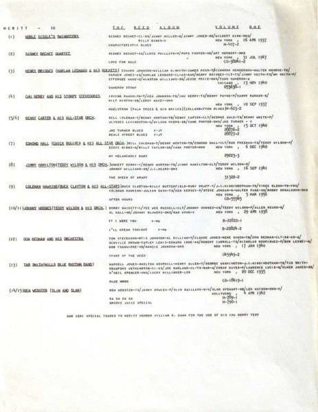 The Reed Album Volume One