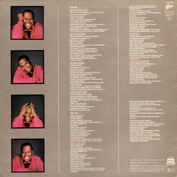 Master Release: Luther Vandross by Luther Vandross