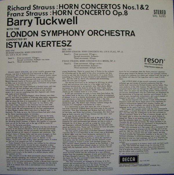 Master Release: Strauss Horn Concertos by Richard Strauss