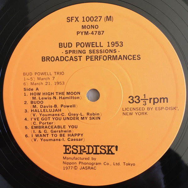 1953 Spring Sessions - Broadcast Performances