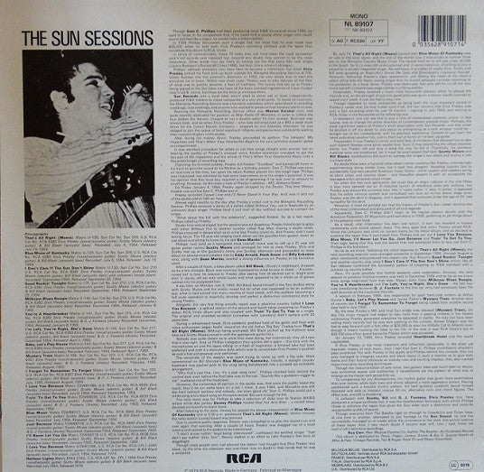 Release: The Elvis Presley Sun Collection-Vinyl-UK & Europe-1983-NL 89107-1675037