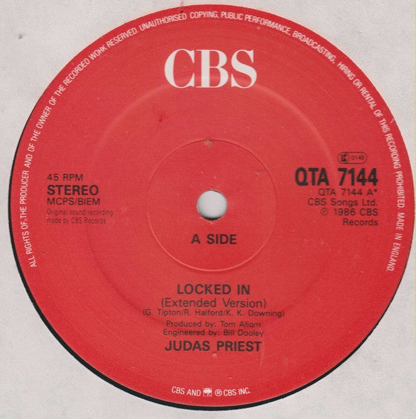 Release: Locked In-Vinyl-UK-1986-QTA 7144-3085706