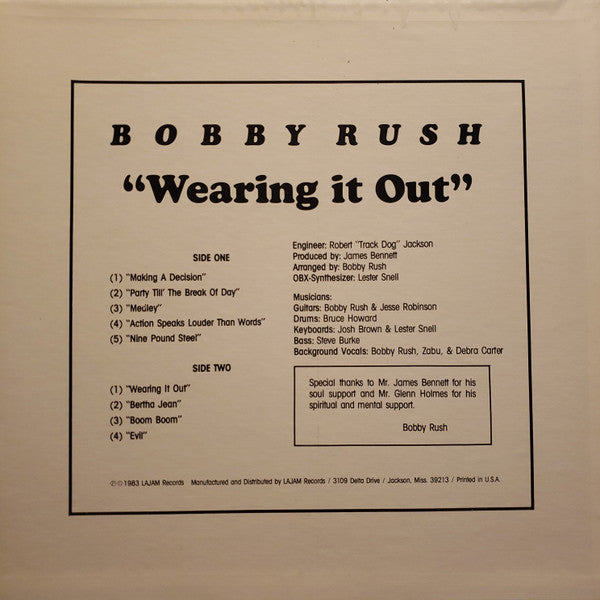 Master Release: Wearing It Out by Bobby Rush