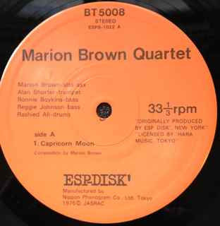 Marion Brown Quartet