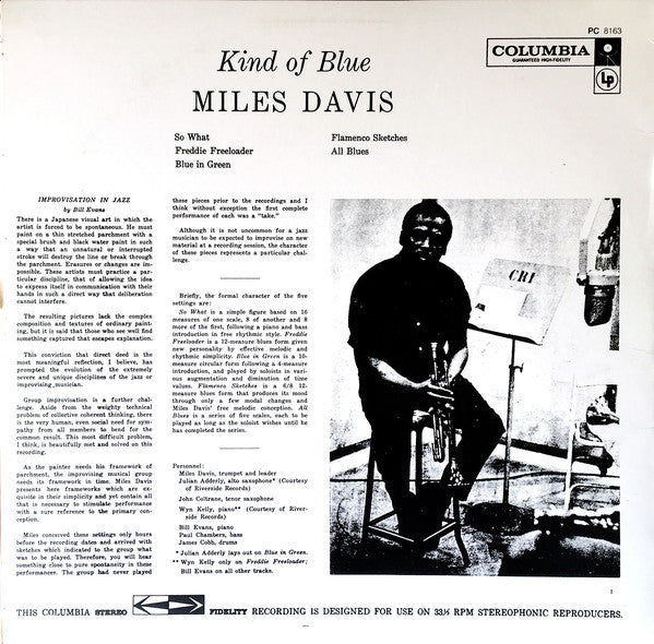 Release: Kind Of Blue-Vinyl-US-1977-PC 8163-9490849