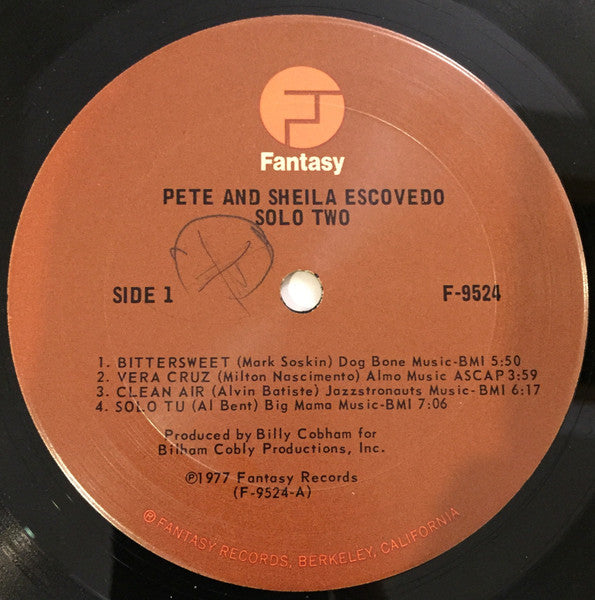 Release: Solo Two-Vinyl-US-1977-F-9524-1605194