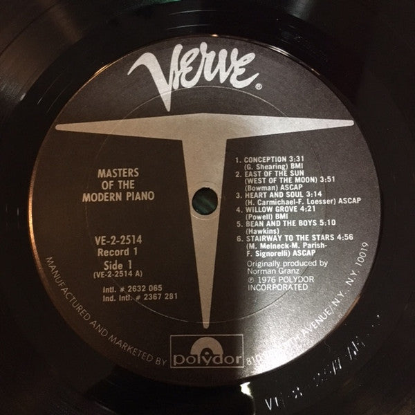 Masters Of The Modern Piano 1955-1966