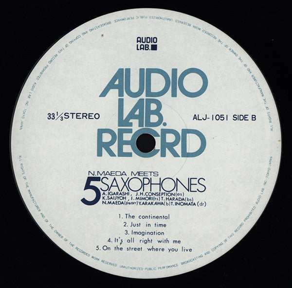 N.Maeda Meets 5 Saxophones