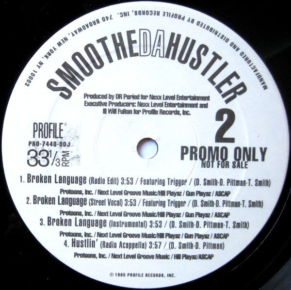Release: Hustlin' / Broken Language-Vinyl-US-1995-PRO-7440-0DJ-1071001