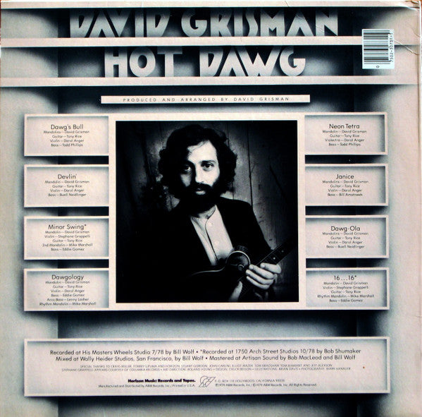 Master Release: Hot Dawg by David Grisman