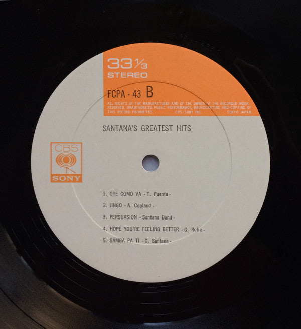 Santana's Greatest Hits