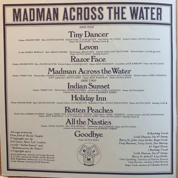 Madman Across The Water