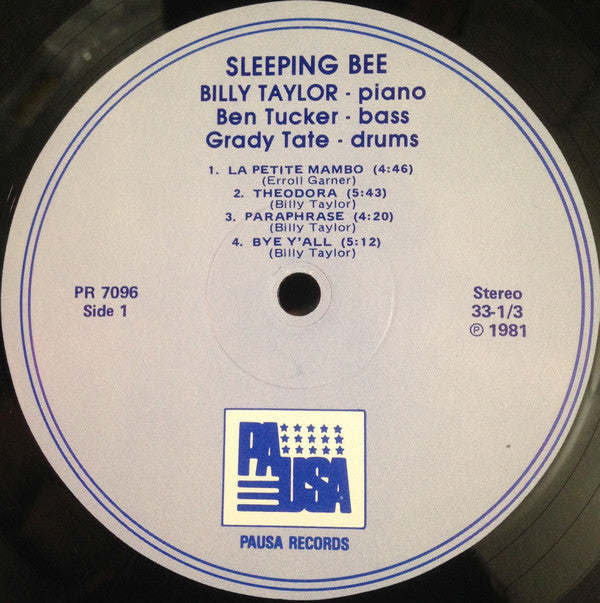Release: Sleeping Bee-Vinyl-US-1981-PR 7096-3326765