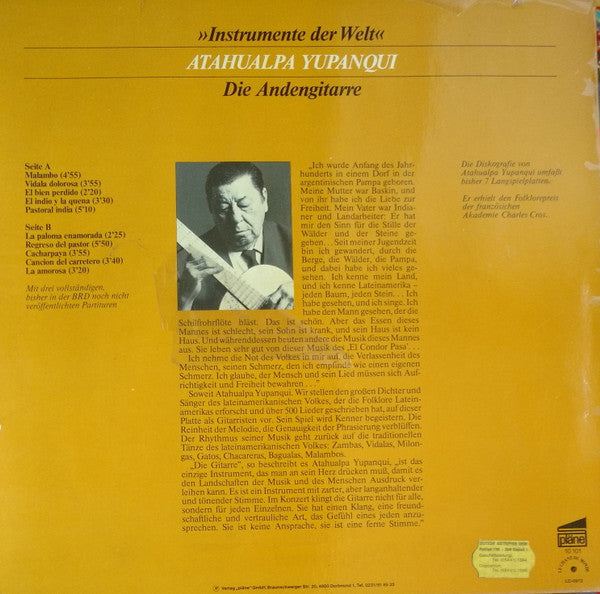 Master Release: Guitare Des Andes by Atahualpa Yupanqui