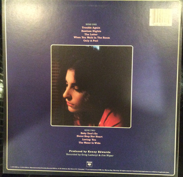 Release: Restless Nights-Vinyl-US-1979-JC 35799-2001430