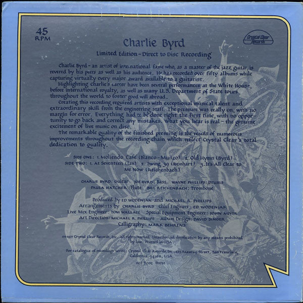 Direct Disc Recording