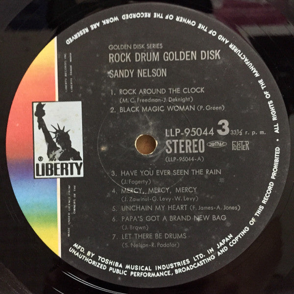 Rock Drum Golden Disk