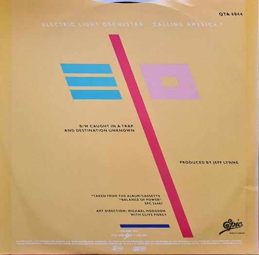 Release: Calling America-Vinyl-UK-1986-QTA 6844-2760047